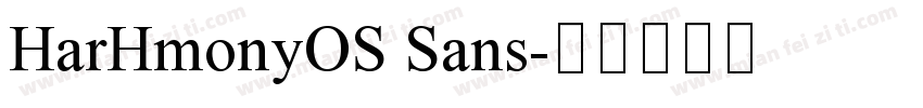 HarHmonyOS Sans字体转换